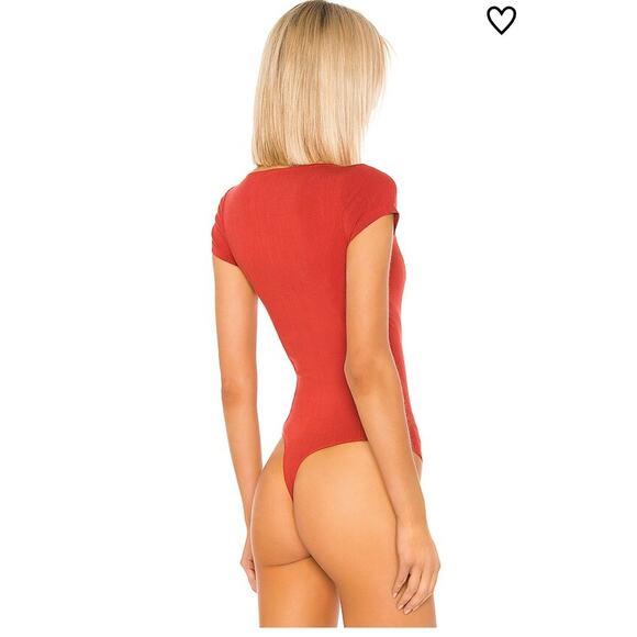 Intimately Free People Deep Conversation bodysuit Terracotta Size small Feminine - Picture 4 of 15